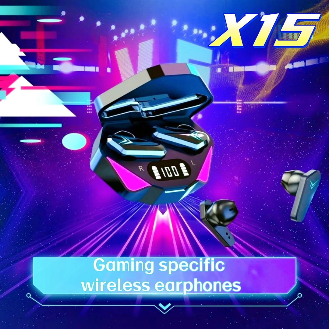 X15 Gaming Wireless Headset, Good Sound Quality, Binaural Stereo, Built-In Microphone That Can Be Called with Voice, photo 3