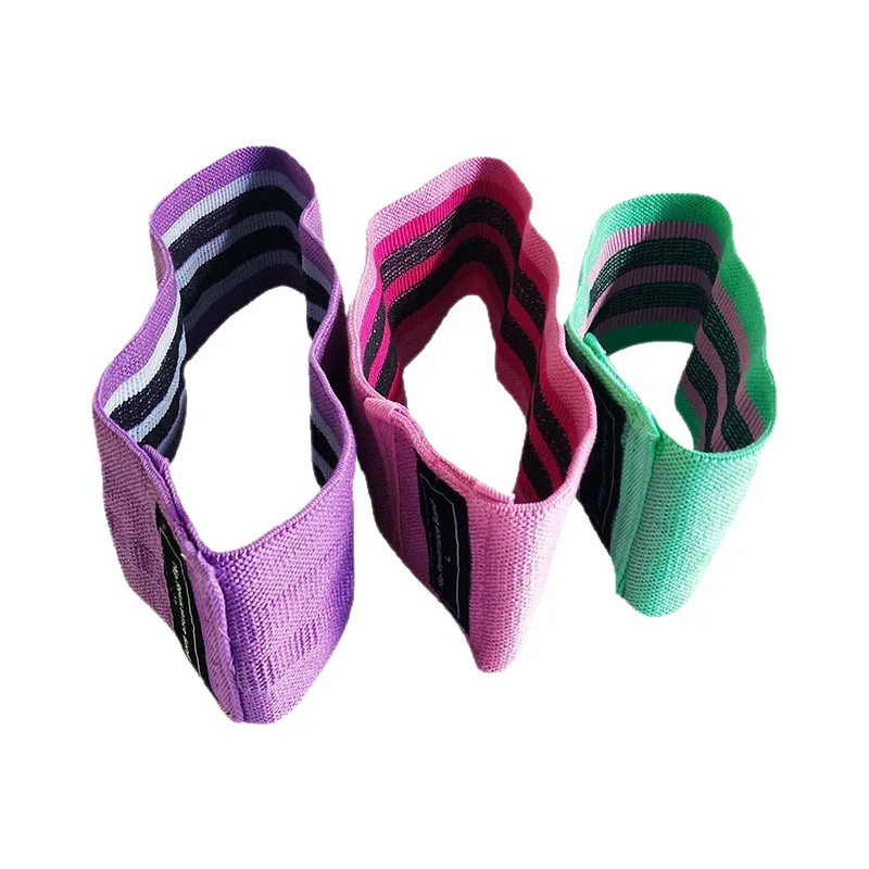 3Pcs Fabric Resistance Hip Booty Bands Glute Thigh Elastic Workout Squat Circle Stretch Fitness Strips Loops Yoga Gym Equipment photo 6