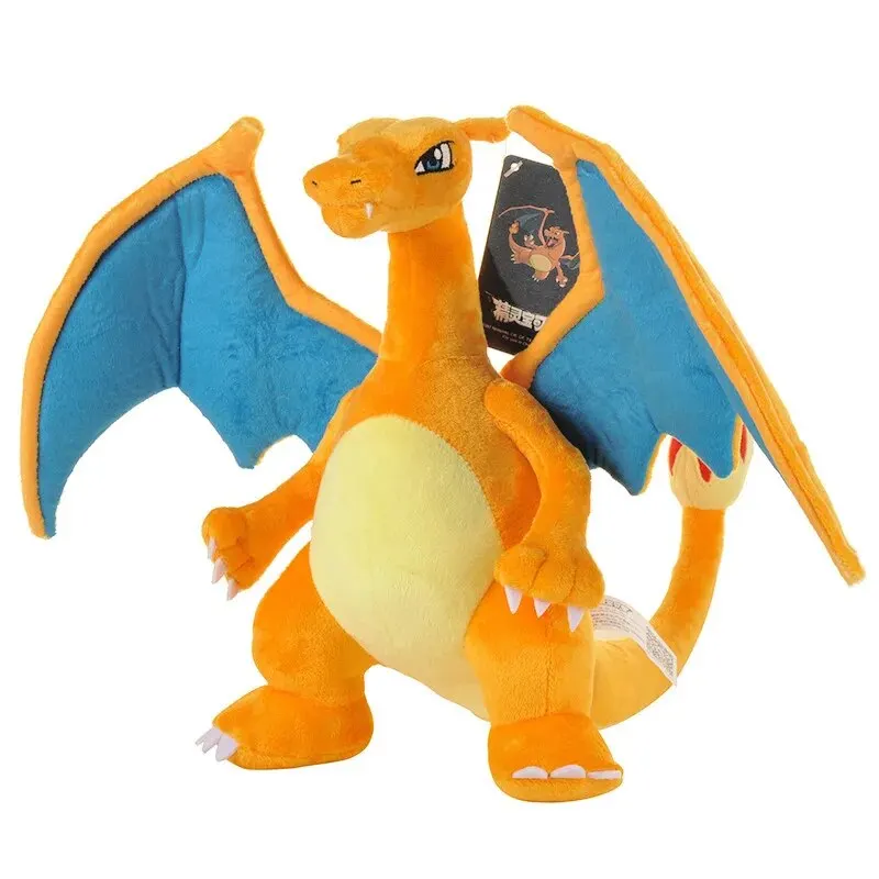 Shiny Charizard Plush Toy Stuffed Animal,Game for Collectible, Soft Plushies for Gift,Cute Cartoon Character 12 Inch photo 3