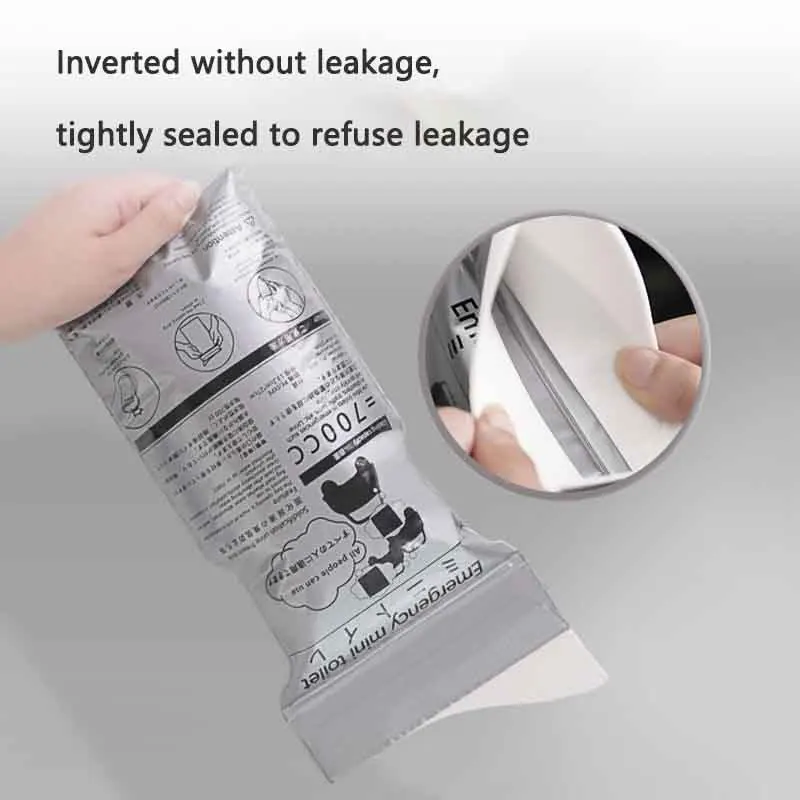 TARKA Camping Emergency Urinate Bags Disposable Piss Bags Travel Mini Mobile Toilet Portable Urine Bag Baby Vomiting Bag photo 4