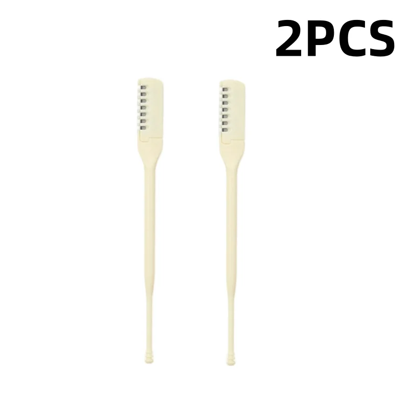 2/3PCS Manual Nose Hair Trimmer 360° Rotatable Nose Hair Clipper Portable Nasal Hair Remover Grooming Tool for Men Women photo 6