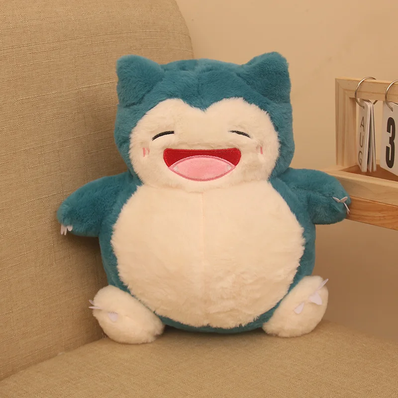 35cm Pokemon Snorlax Plush Toy Cute Sleeping Stuffed Animal Soft Kawaii Anime Doll Big Belly Hugging Pillow Christmas Gift Kids photo 6