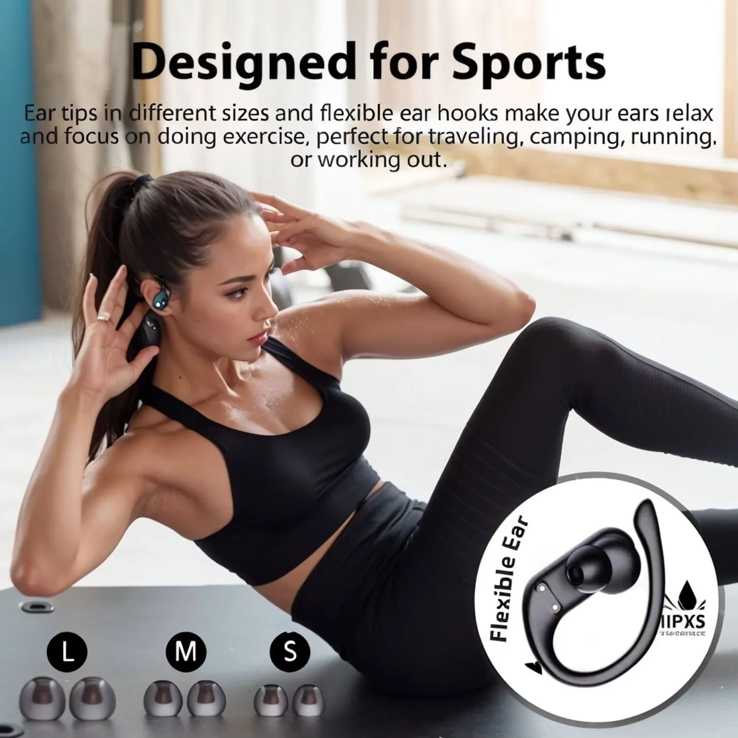 A520 Wireless Earphones Mini Lightweight Bluetooth Touch Earbuds Clear Stereo Audio Sweat Resistant Daily Sports Headset photo 3