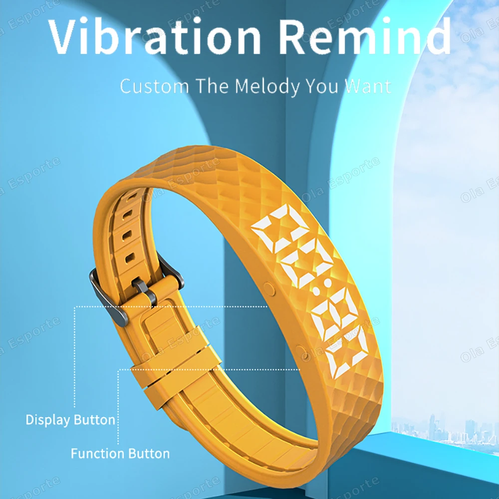 Smart Bracelet LED Digital Waterproof Smart Clock Smartband With Run Pedometer Monitor Smart Band Vibration Alarm Reminder H10 photo 4