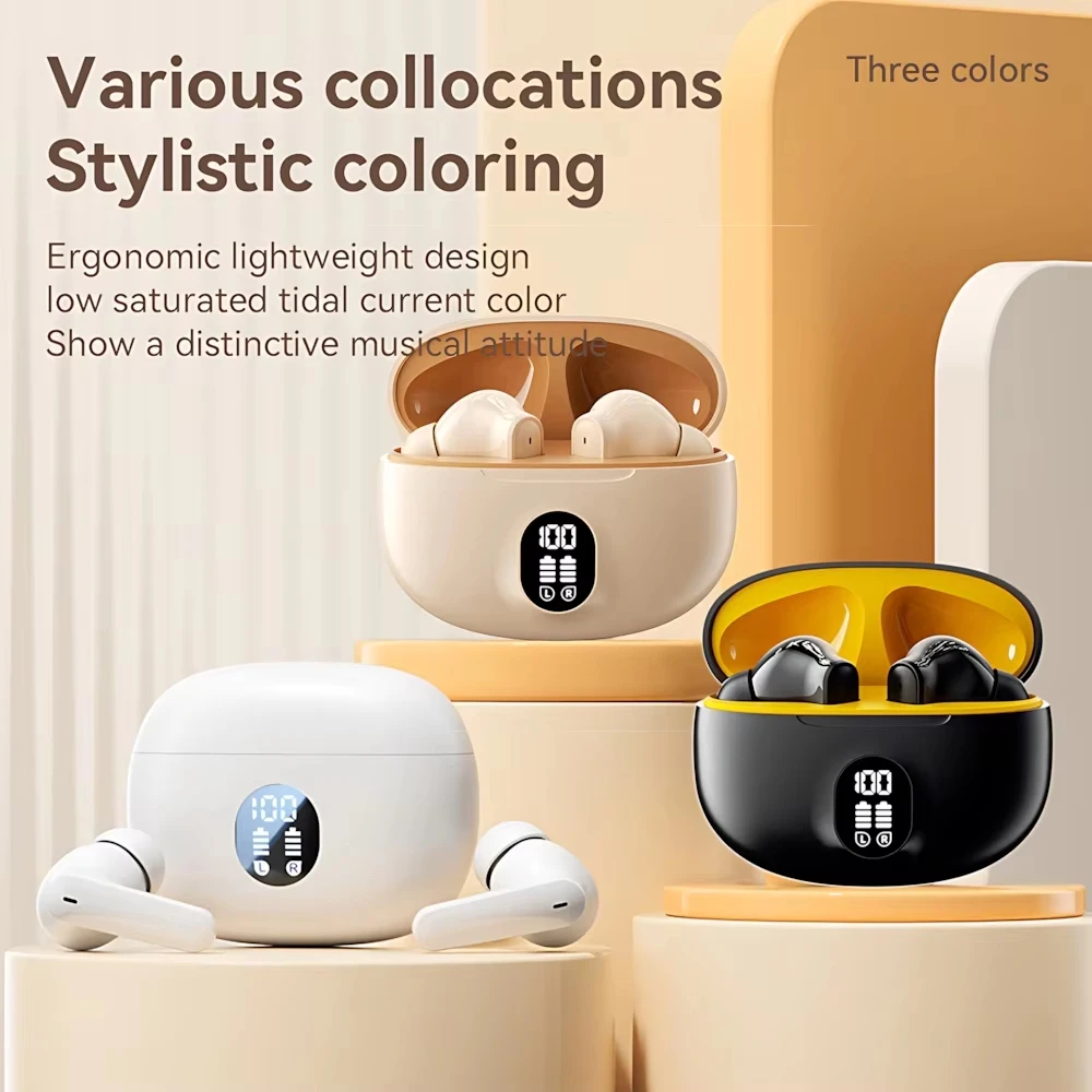 Wireless Bluetooth Headphones Built-in HD Mic Noise Isolation Large Battery for Extended Playtime Ideal for Calls Daily Music photo 2