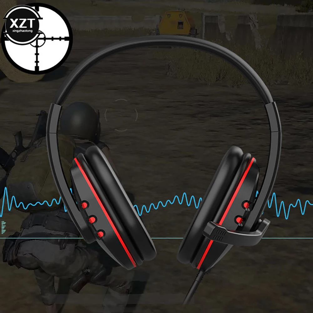 Wired gaming Headphones Gamer Headset with Microphone For PC Computer Laptop PS4 PS5 Play Station 4 5 Nintendo Switch Tablet photo 4