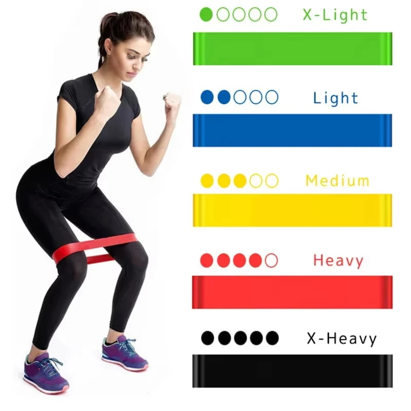 Fitness Elastic Resistance Bands Home Training Yoga Sport Resistance Bands Stretching Pilates Workout Gym Equipment Stretching photo 1