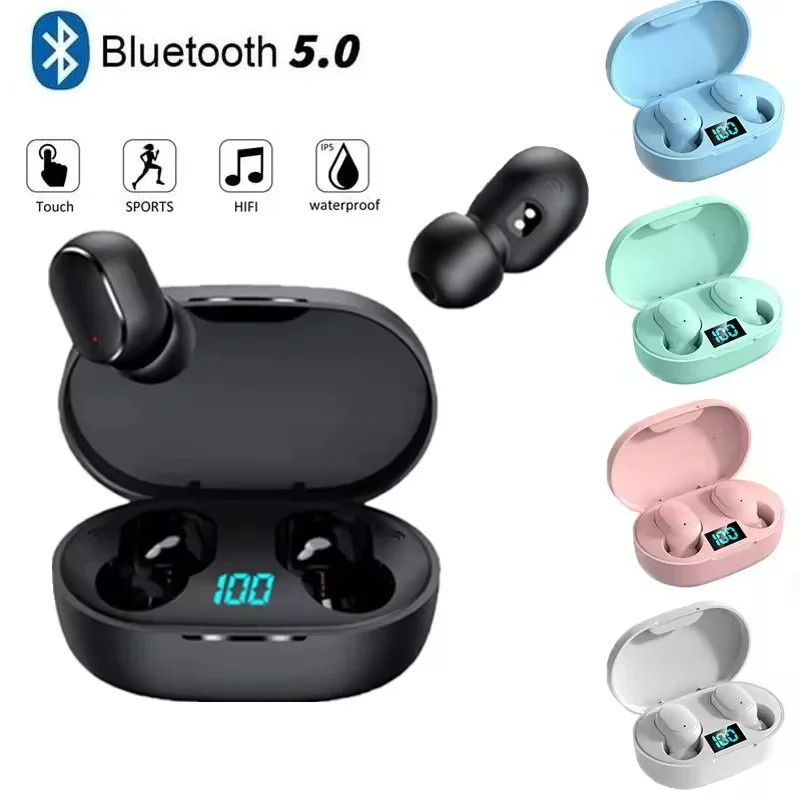 Wireless Bluetooth Headphone Over Ear HIFI Music Stereo Headset Noise Reduction Sport Earphone With Mic For iPhone Huawei Realme photo 1
