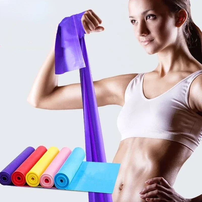 Elastic bands High elasticity Yoga Back opening Shoulder tension Fitness resistance band Fitness yoga Equipment Stretching sheet photo 1