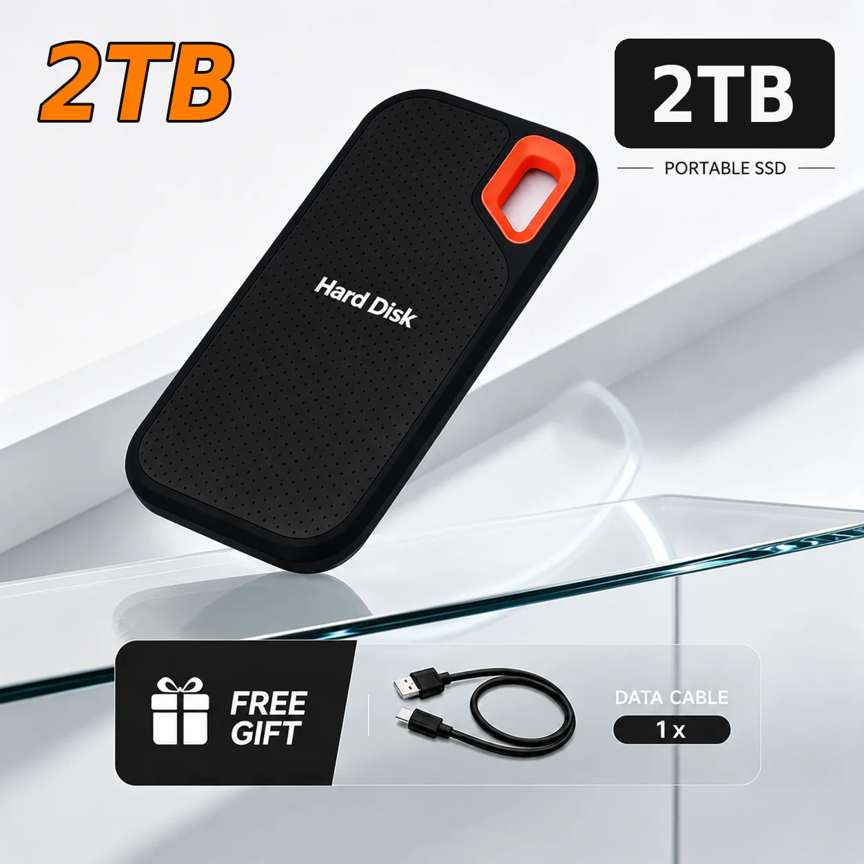 1TB External Hard Drive 2TB Portable SSD High Speed Hard Disk USB-C Original Storage Device for Laptop/PC/Phone/Mac photo 8