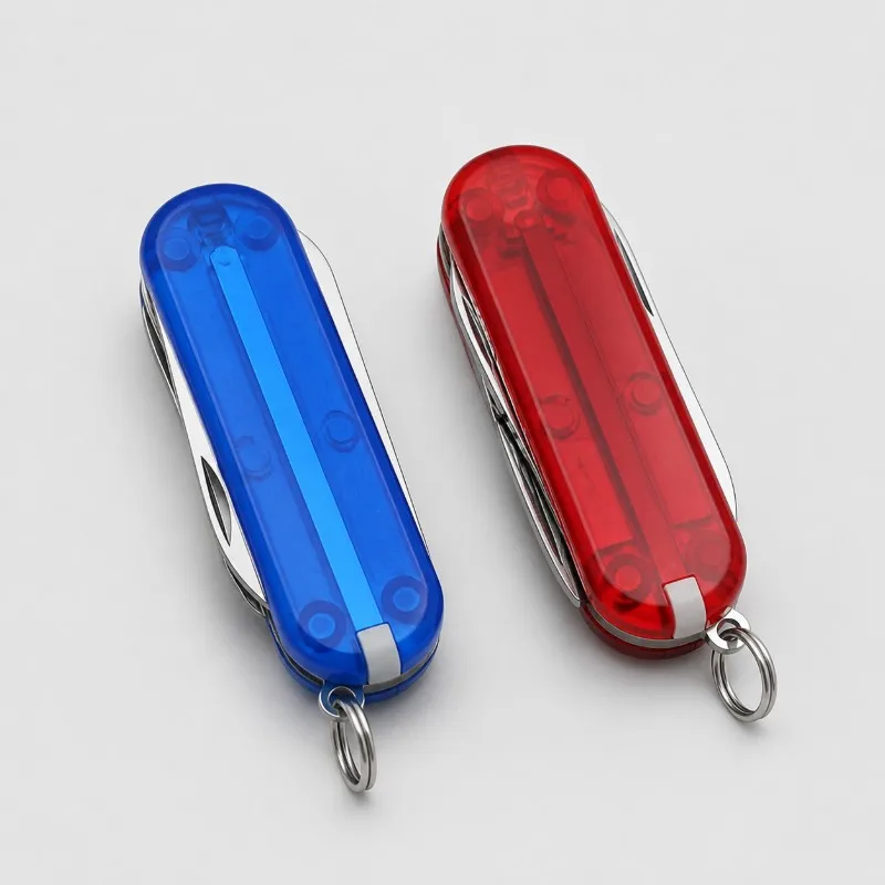 2 Pack Multicolor Mini Folding Multi Tool Portable Compact Outdoor Survival Emergency Utility Tool for Daily Box Opening photo 7