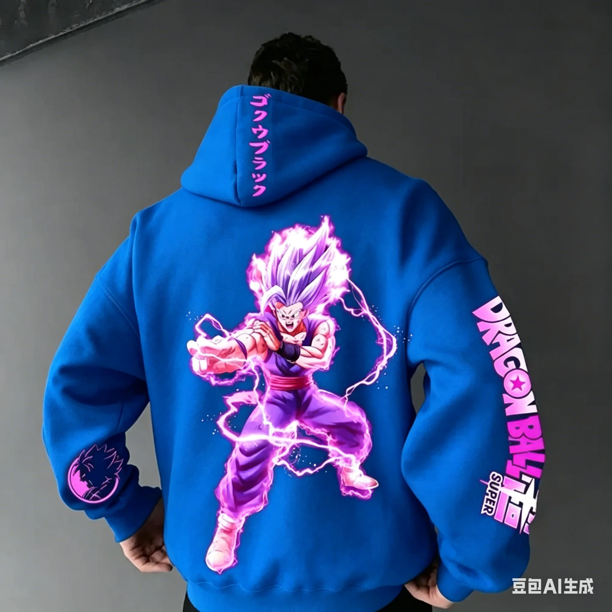 2026 Dragon Ball Men's Hoodie Sweater Gohan Japan Anime Boy Children's Harajuku Long Sleeve Top Comfortable Parent-Child Wear photo 8