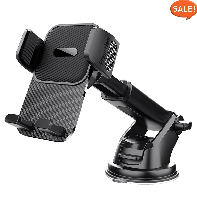 Car Phone Holder for Dashboard Windshield Acrylic Cellphone Mount Clip Support Stand for 4.7-7" Mobile Phone, Auto Accessories photo 6