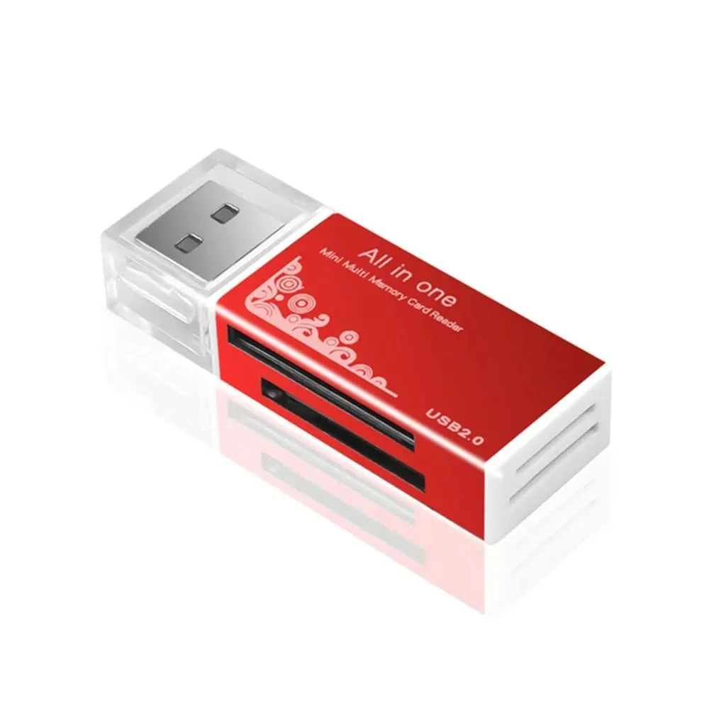 2-in-1 USB 3.0 High Speed Card Reader TF Memory Card Adapter Portable USB Flash Drive Design for PC Laptop Office Accessories photo 2