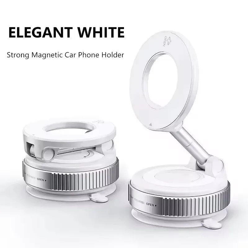 Magnetic Car Phone Holder 360 Degree Rotation Vacuum Adsorption Strong Suction Holder for Mobile PhoneCar Bracket Universal 2026 photo 8