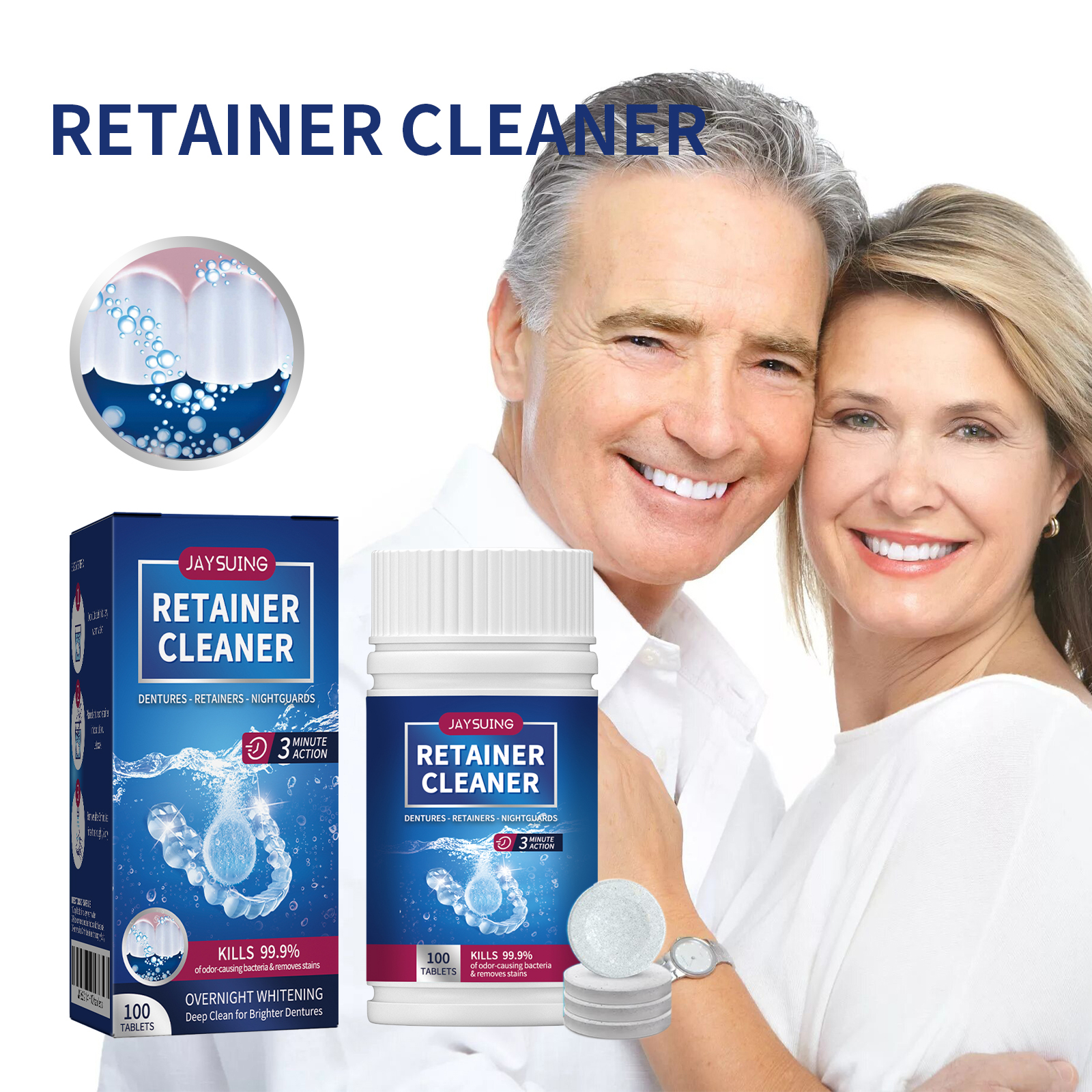 Dental Implant Cleaning Tablets 1 00 Tablets Per Box photo 7