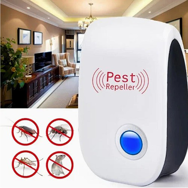 6Pcs Ultrasonic Pest Repeller, Pest Control Plug In Indoor Pests For Mosquito, Insects,Cockroaches, Rats, Bug, Spider photo 1