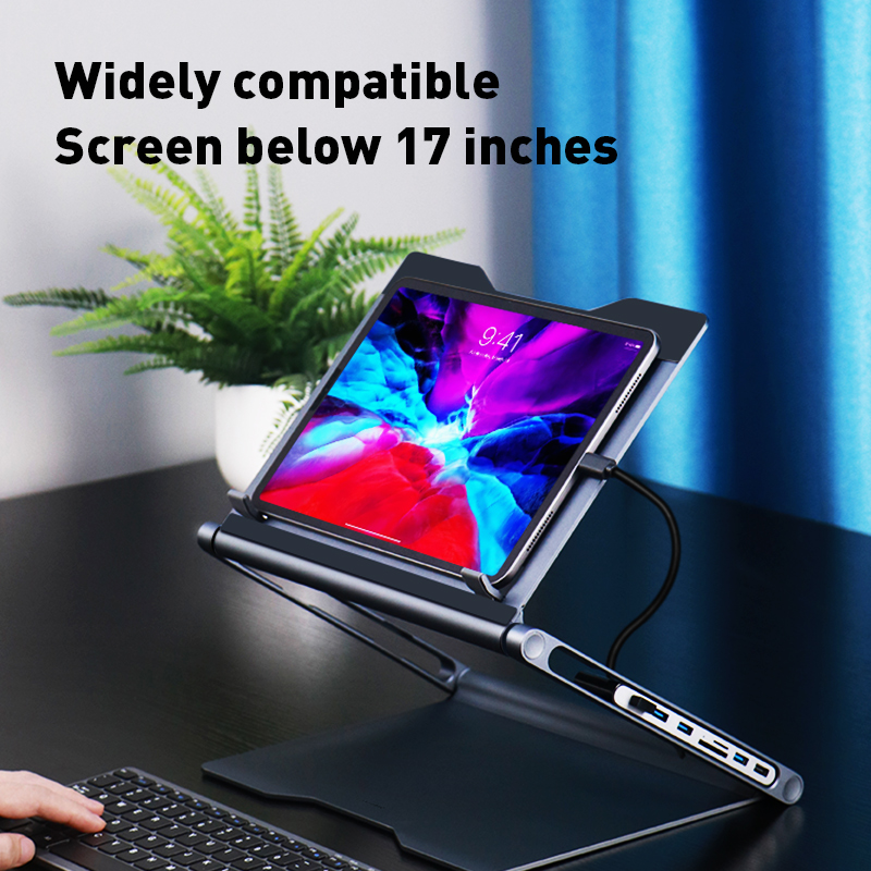 Lapstop Stand With 8-in-1 Docking Station photo 6