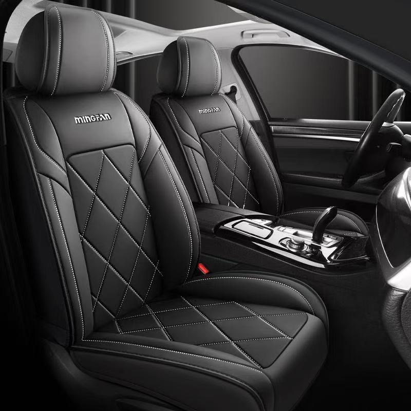 Cozy, Simple Full-coverage Seat Covers With Customizable Stitching Lines photo 1