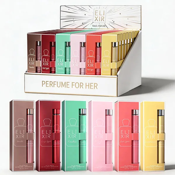 Women's 6-Piece Set Travel Perfume 35ml 1.18oz Perfume For Her PDQ Sweet Gourmand & Floral Fragrances Long Lasting For Party Night Out & Daily Wear Perfect Gift For Girlfriend, Best Friend, Mother photo 1
