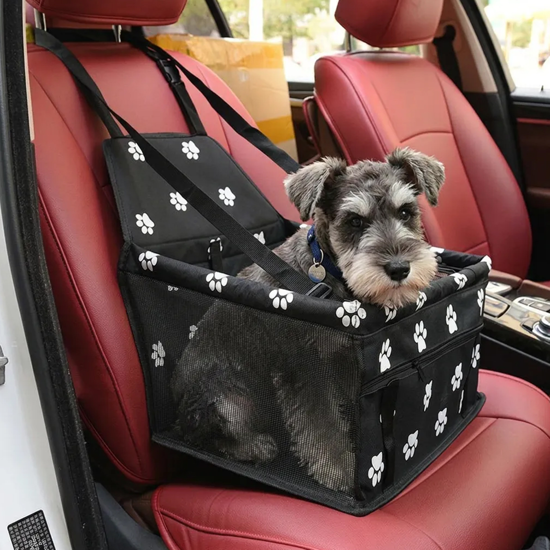 NEW Dog Car Seat For Small Medium Pet, Portable Cat Puppy Rabbit Seat Travel Booster photo 1