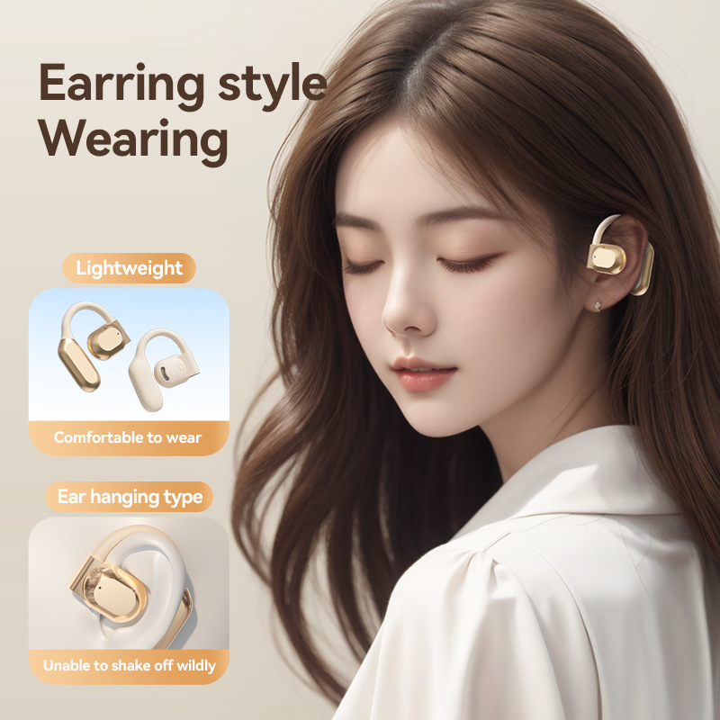 Cross Border Explosion M127 Long Range Hanging Earphone Private Model High Color Value Low Latency Wireless Bluetooth Headphones Wholesale photo 4