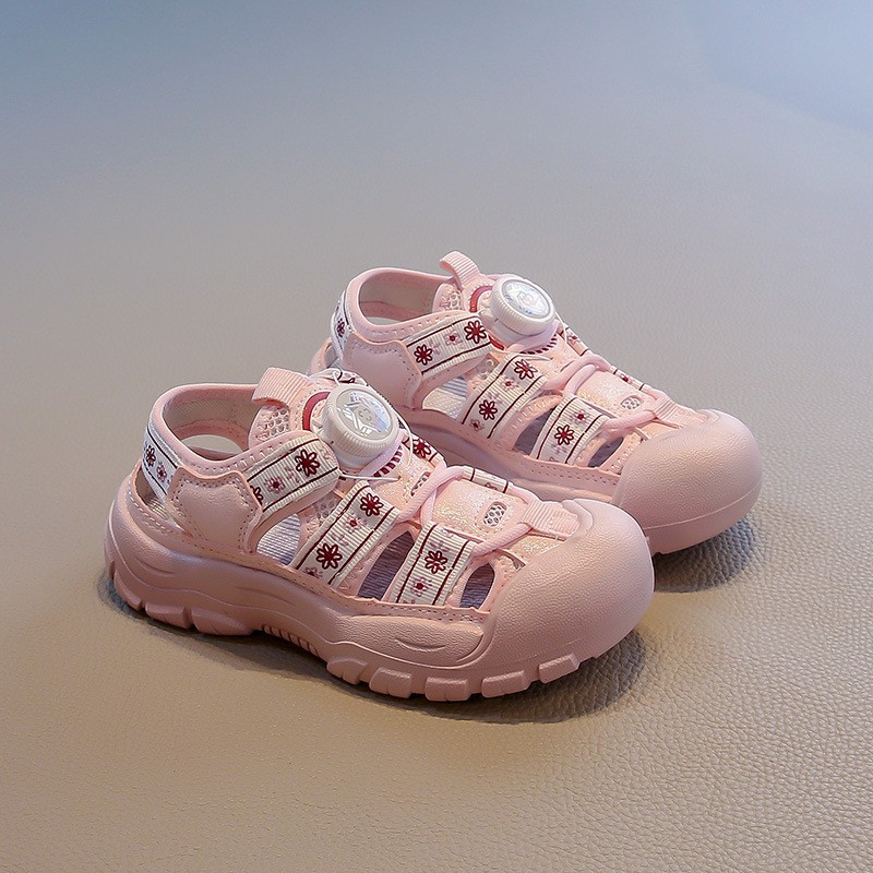 2026 Summer New Korean Style Kids Sports Sandals, Soft Sole Casual Beach Shoes For Boys And Girls photo 4
