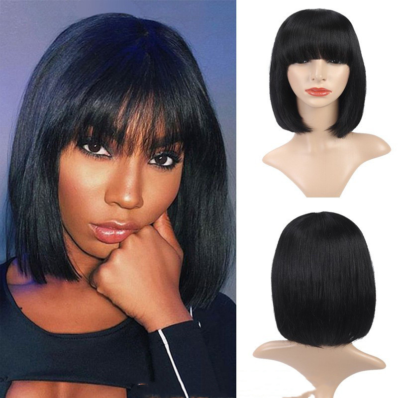 European And American Wigs With Bangs And Bob photo 1