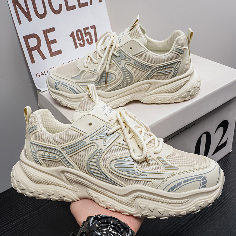 2026 Summer New Men's Shoes, Versatile Breathable Mesh Casual Sneakers For Students, Trendy Dad Shoes Running Footwear For Teens photo 5