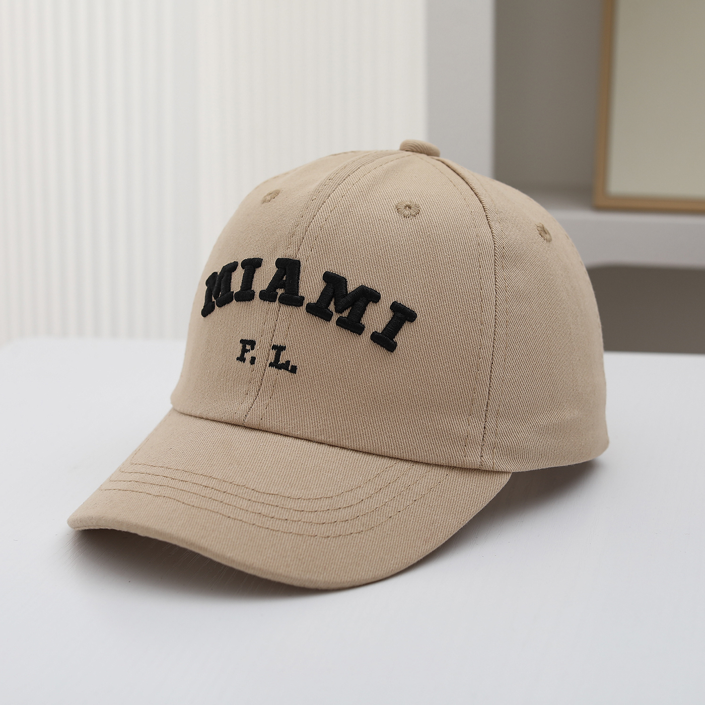 Children's Single-color Letter Embroidery Soft-top Adjustable Simple And Versatile Curved-brim Baseball Cap Suitable For Traveling, Shopping And Exercising photo 3