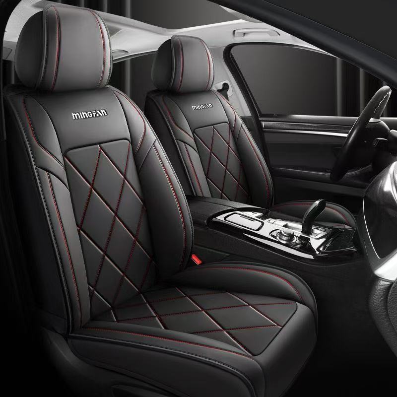 Cozy, Simple Full-coverage Seat Covers With Customizable Stitching Lines photo 2