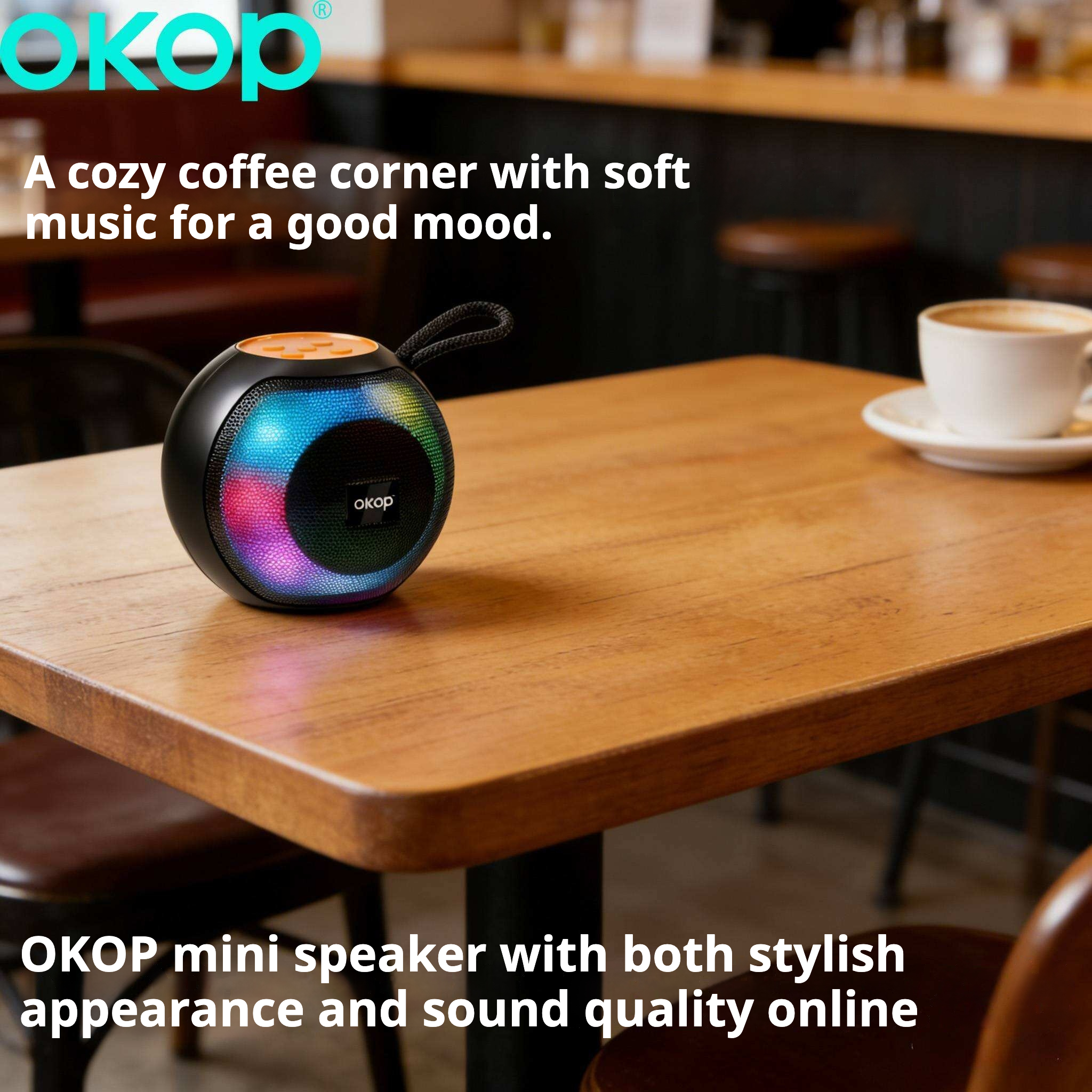 KP-586 Best-selling Wireless Bluetooth Speaker With Portable Handle And RGB Lighting Compact Design Ideal For Outdoor Sports And Gatherings. photo 7