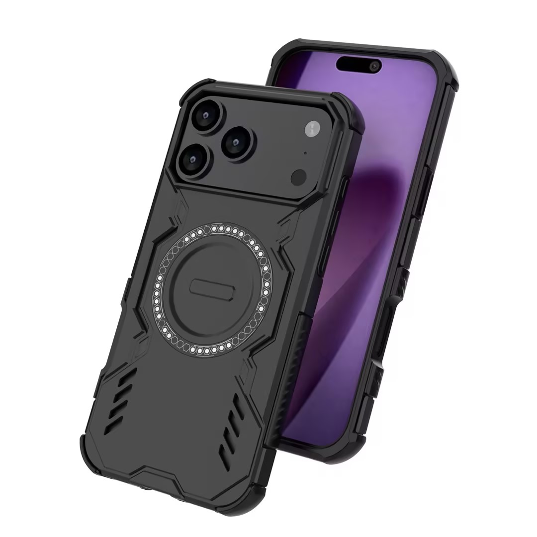For I Phone 17 Pro Phone Case Cover Shockproof Kickstand Rugged Magnetic photo 3