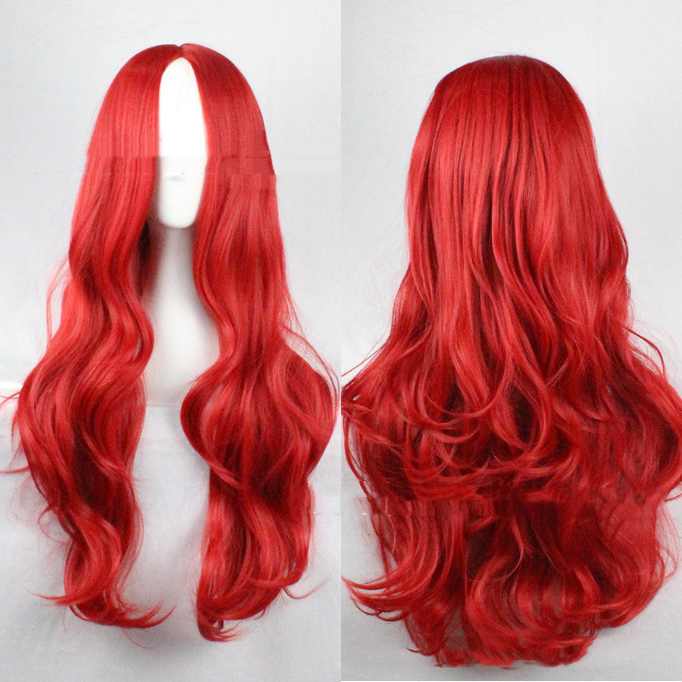 Color Wig Hand-rolled Multicolor Cosplay Center Point photo 3