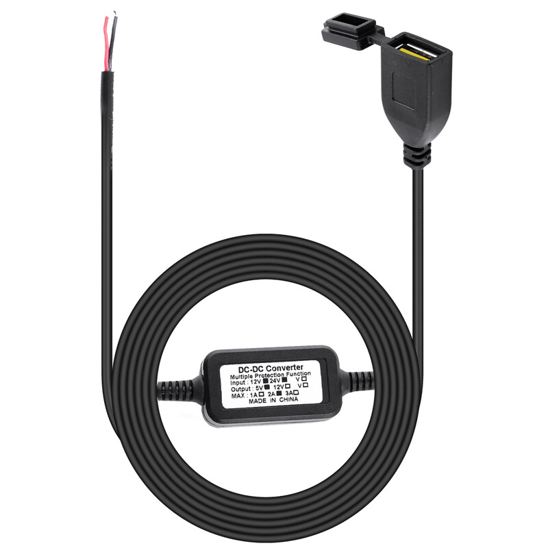 Waterproof Motorbike Motorcycle Power Adapter USB Charger Socket For GPS 12V-24V photo 7