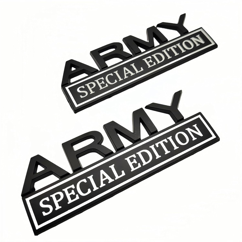 2pack Army Special Edition Emblems, Army Car Emblem 3D Badge Decal Car Truck SUV,Refrigerator Sticker,Window Display Stickers photo 5