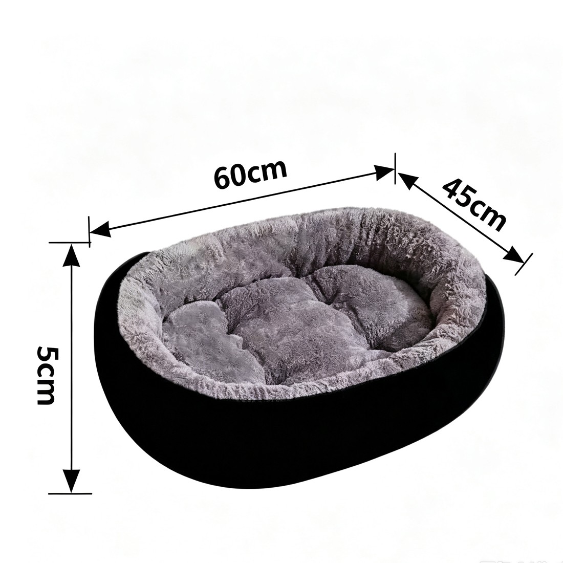 Dog Bed Cat Beds Soft Washable Fleece Puppy Cushion Warm Pet Basket Large Dog UK photo 6