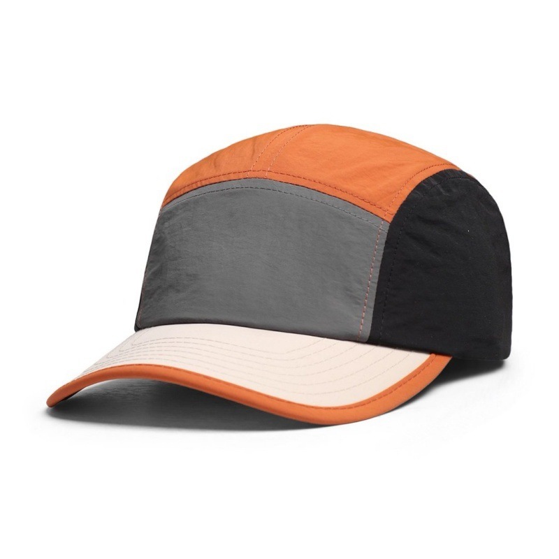 Japanese-style Vintage Quick-drying Multi-color Reflective Baseball Cap With Five-piece Workwear Design For Outdoor Climbing, Water Resistance And Sun Protection photo 2