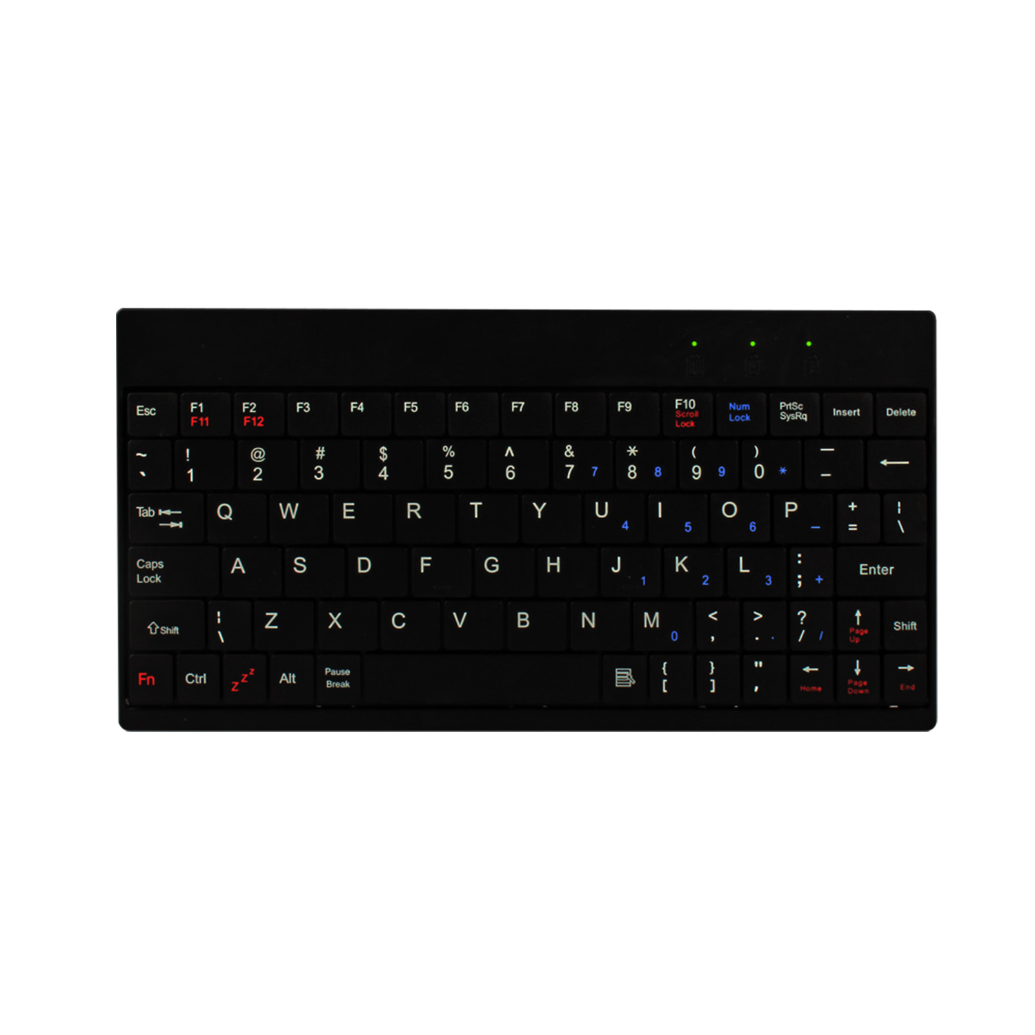 80 Keys Wired Keyboard Mini USB Connector Keyboard Portable Durable Keyboard With Carry Bag Tablet Stand For Android Window Tablet photo 3