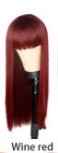 Qi Bangs Black And Brown Long Straight Hair photo 5