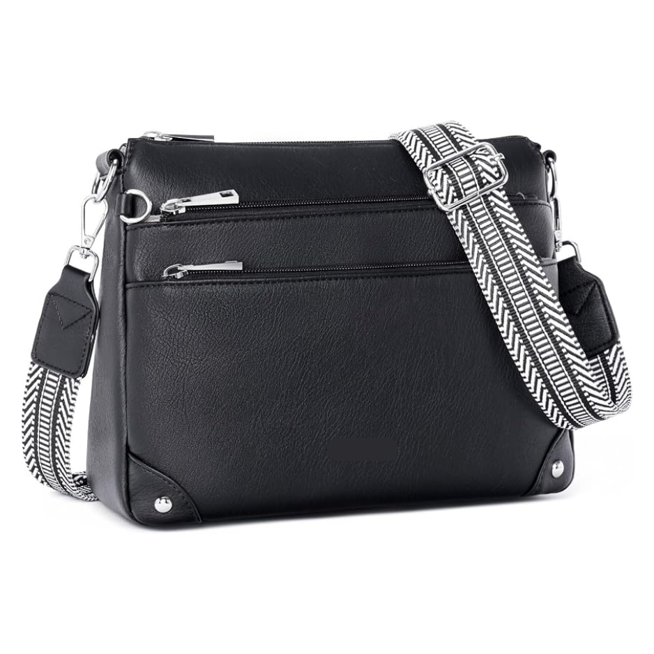 Crossbody Bag For Women, RFID Vegan Leather Medium Purse photo 1