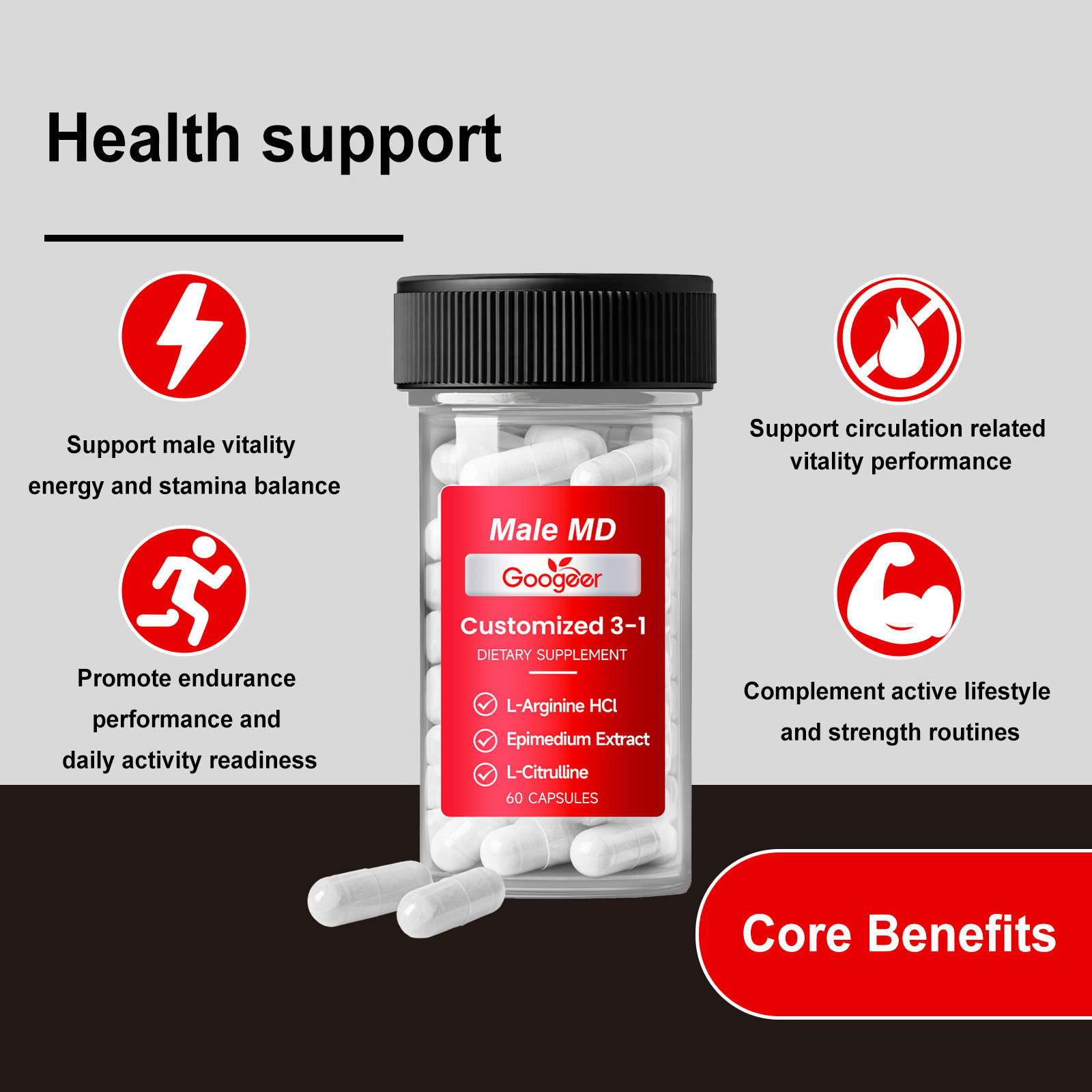 Male Enhancement Capsules 60 Capsules 1Bottle photo 7