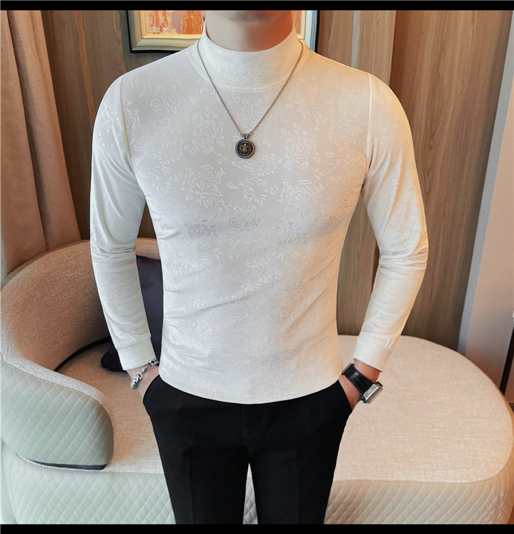 Men's Fleece Casual Long-Sleeved T-Shirt photo 1