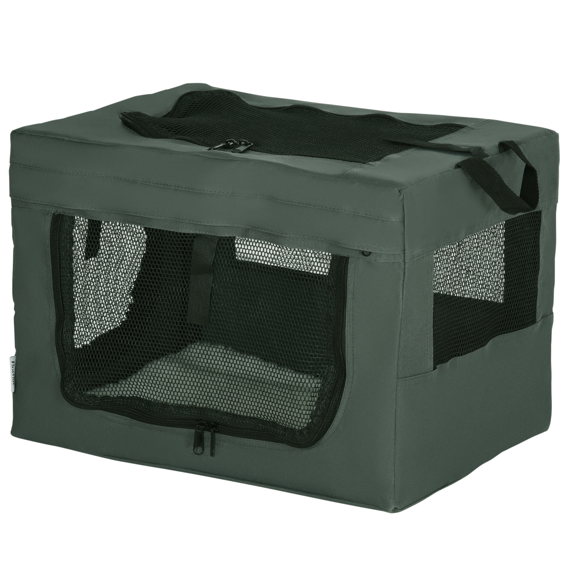 48.5cm Pet Carrier, With Cushion, For Miniature Dogs - Grey photo 2