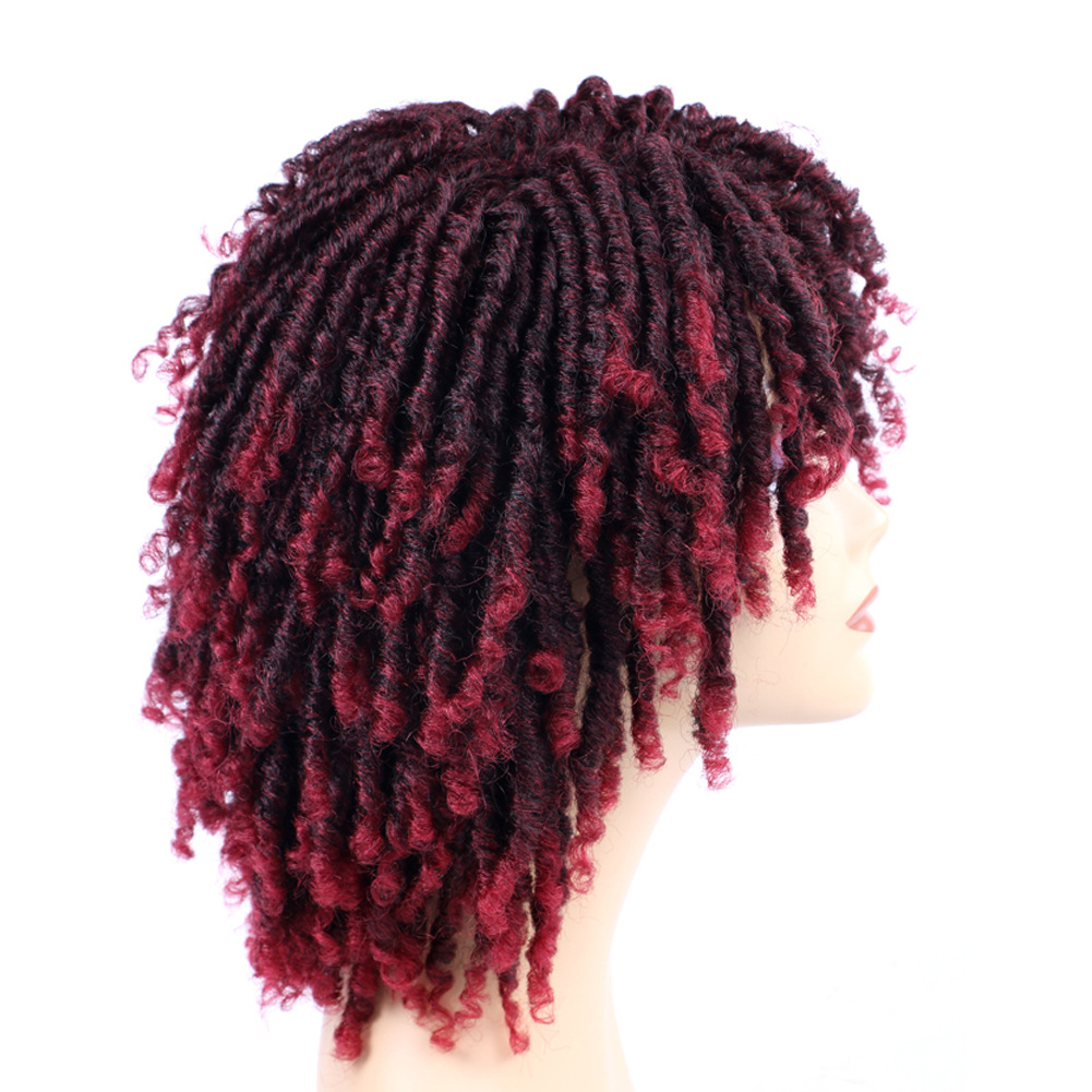 Dirty Braid Wig With Chemical Fiber Headgear photo 4