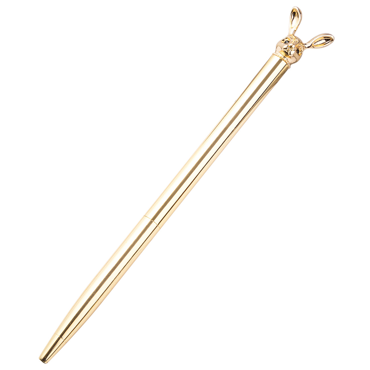 New Korean Fashion Cute Rabbit Metal Pen Metal Ballpoint Pen Custom Rotating Metal Pen Ballpoint Pen photo 5