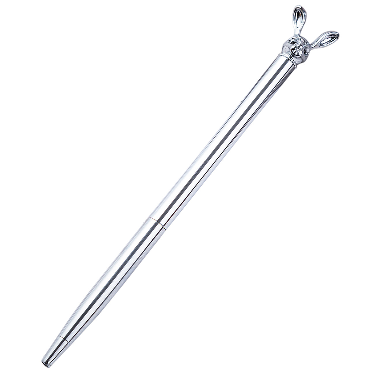 New Korean Fashion Cute Rabbit Metal Pen Metal Ballpoint Pen Custom Rotating Metal Pen Ballpoint Pen photo 3