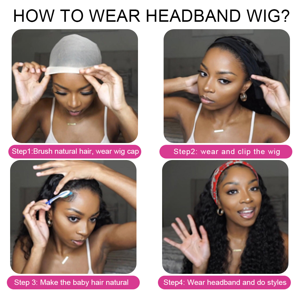 Reality Wig Hair With Headgear photo 3