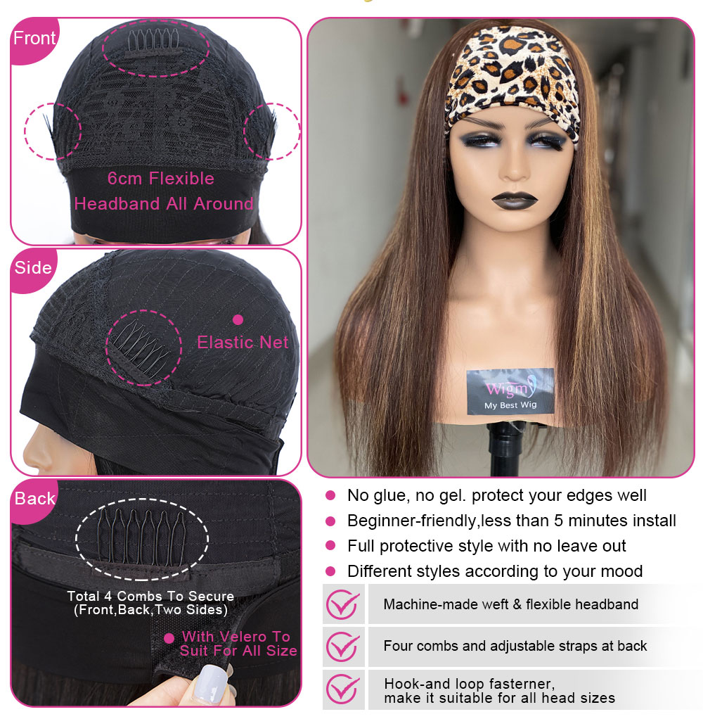 Reality Wig Hair With Headgear photo 5