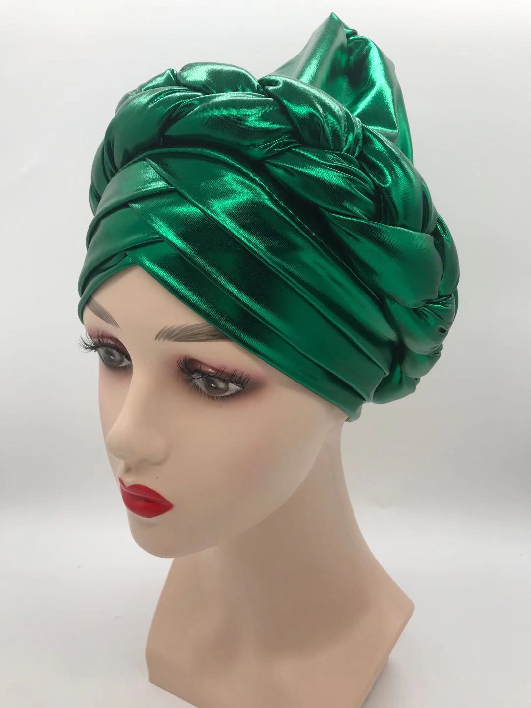 Three-Layer Brim Milk Silk Bronzing Braid Head photo 3